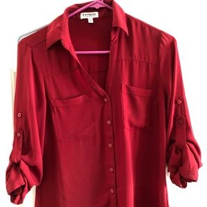 Red portofino shirt
